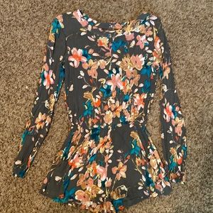 O’Neill floral long sleeve romper